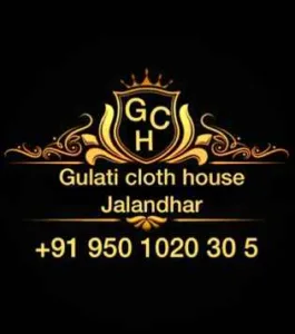 Gulati Cloth House Jalandhar showcasing premium fabric collection including silks, cottons, chiffons, and bridal wear materials.
