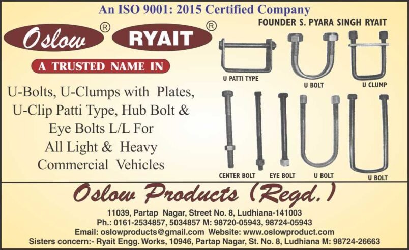 Oslow Products (Regd)
