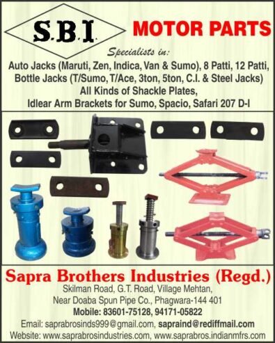 Sapra Bros. Inds.