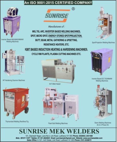 Sunrise Mek Welders