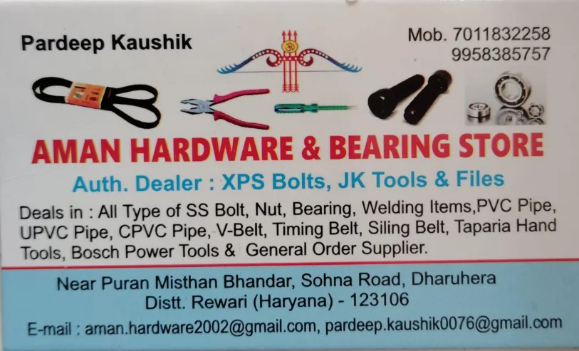 Aman Hardware & Bearing Store