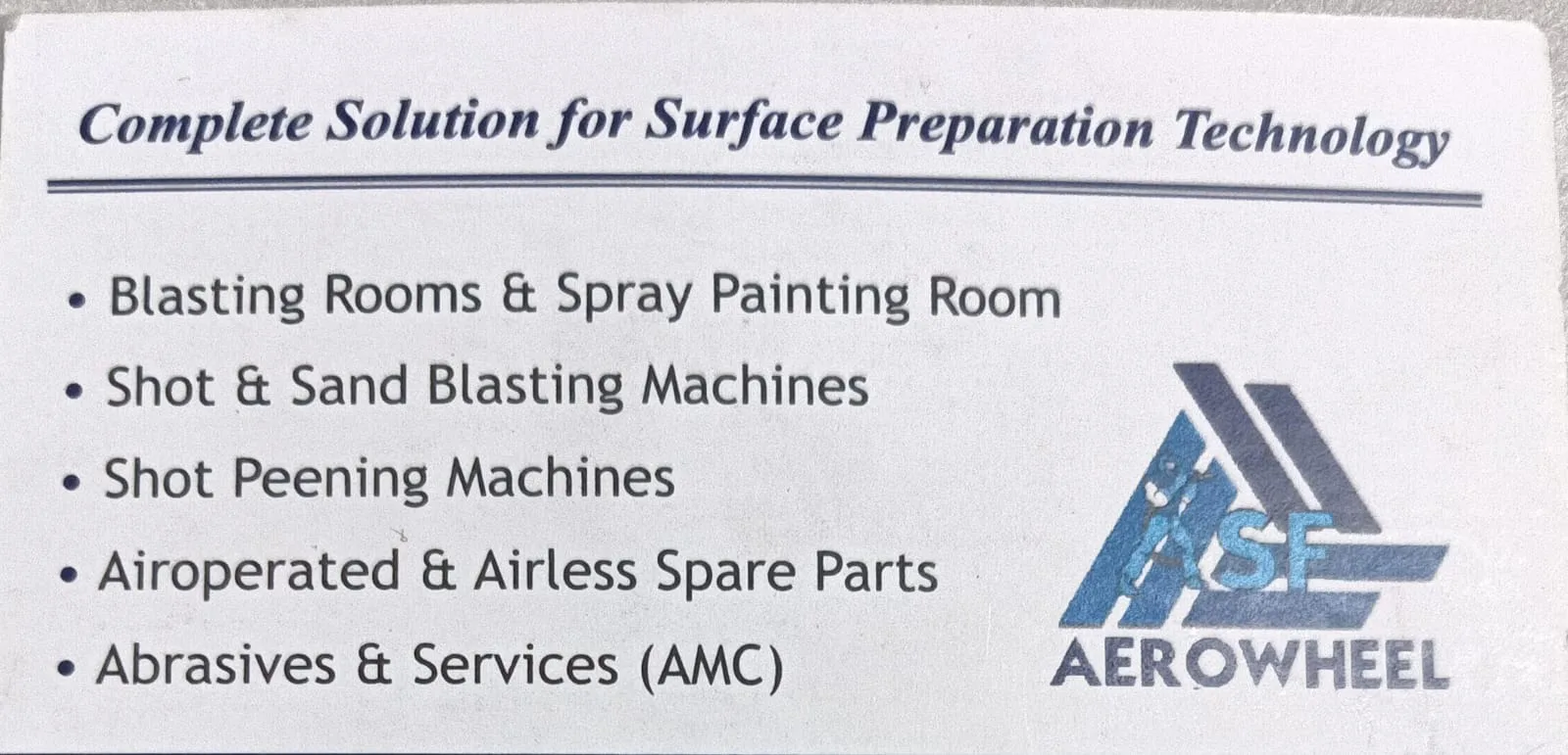 AEROWHEEL SURFACE FINISHING RAJASTHAN