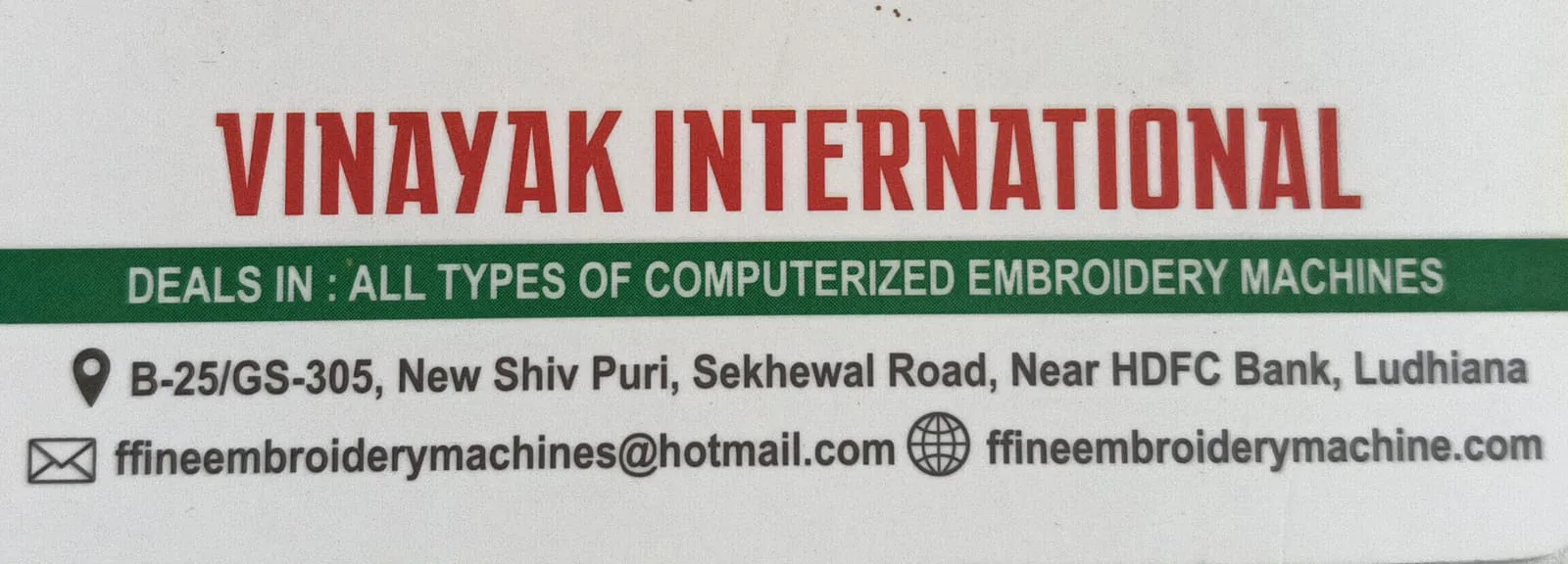 VINAYAK INTERNATIOANL