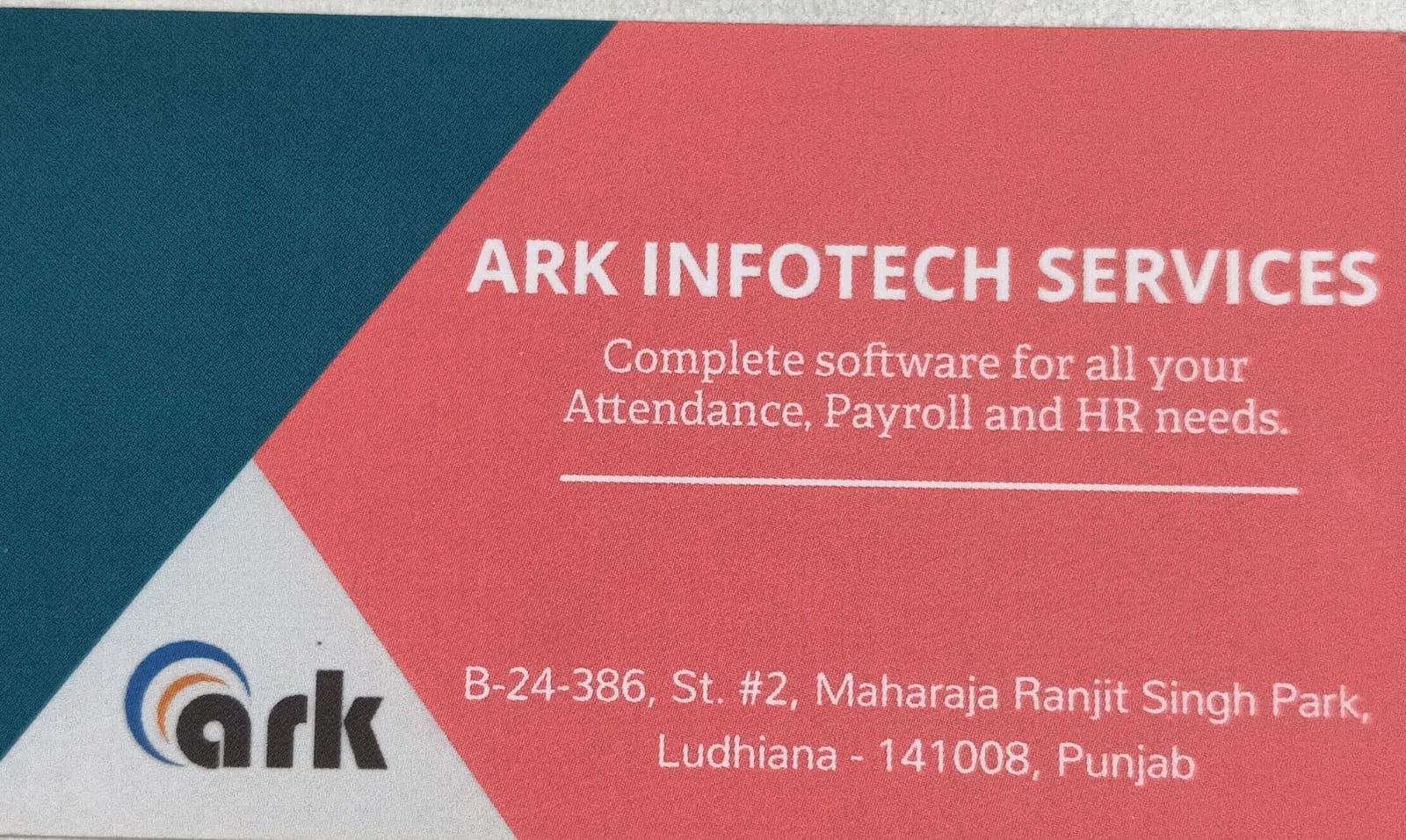 ARK INFOTECH SERVICES LUDHIANA