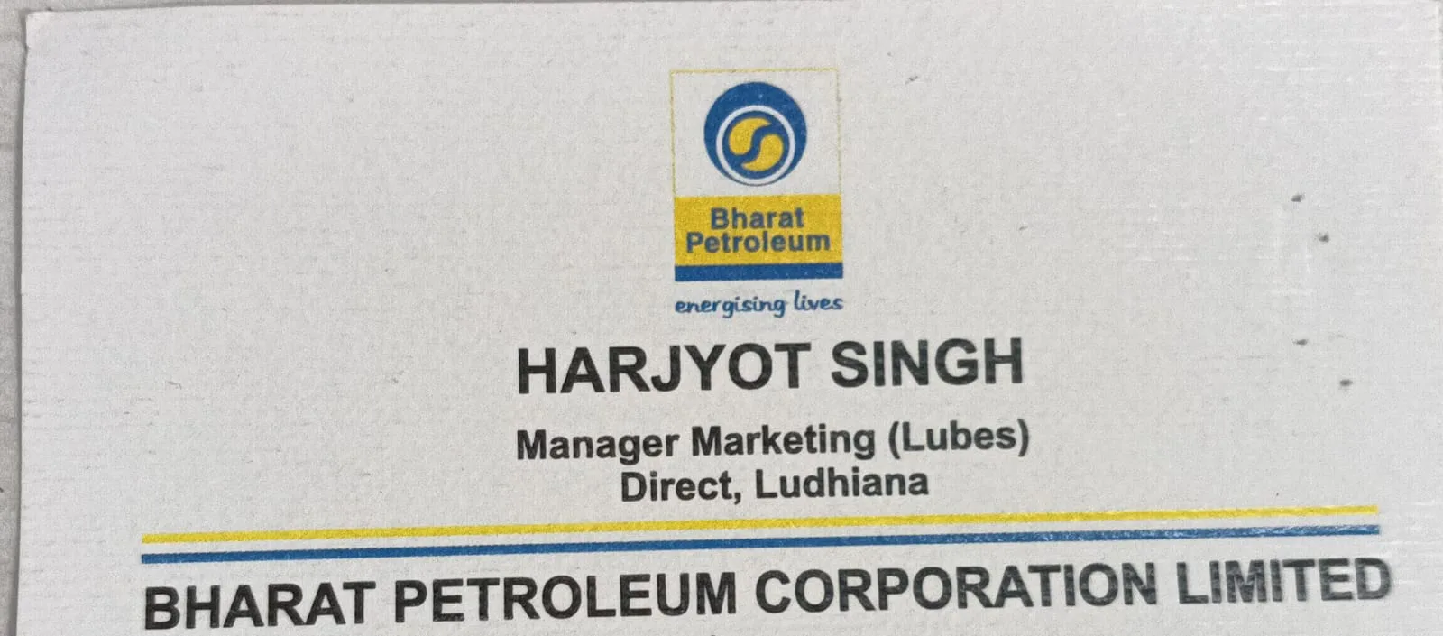 BHARAT PETROLEUM CORPORATION LIMITED LUDHIANA