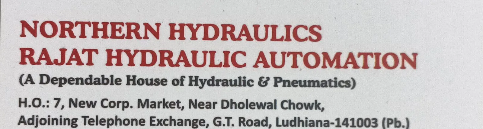 Northern Hydraulics Ludhiana