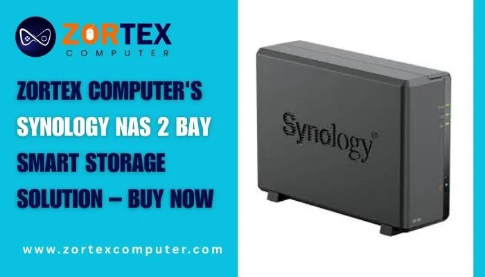 Zortex Computer’s Synology NAS 2 Bay Smart Storage Solution – Buy Now